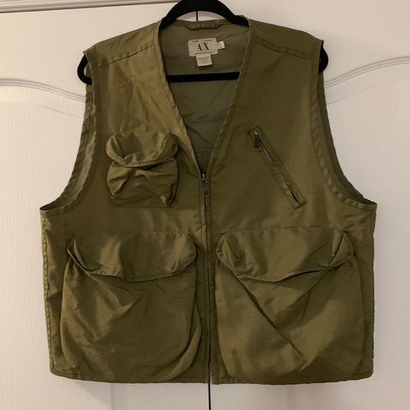 VGUC Armani Exchange green vest - Picture 1 of 7